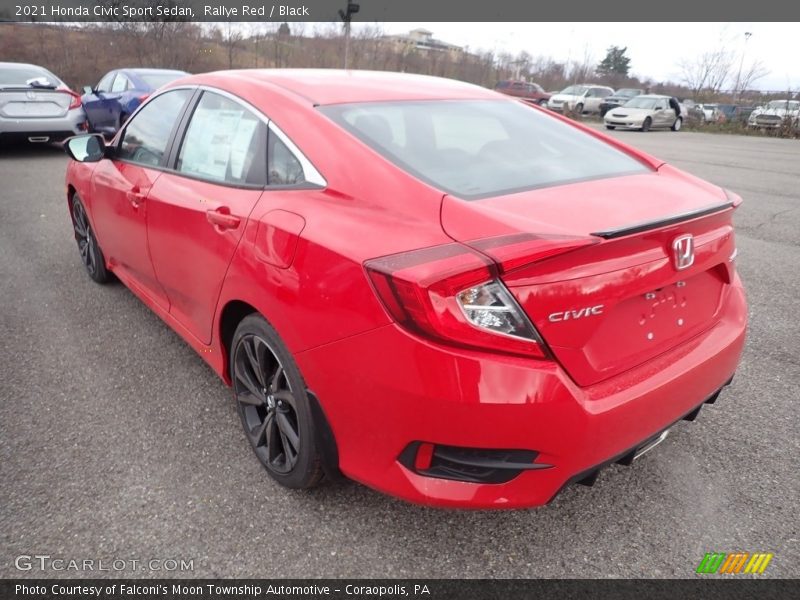 Rallye Red / Black 2021 Honda Civic Sport Sedan