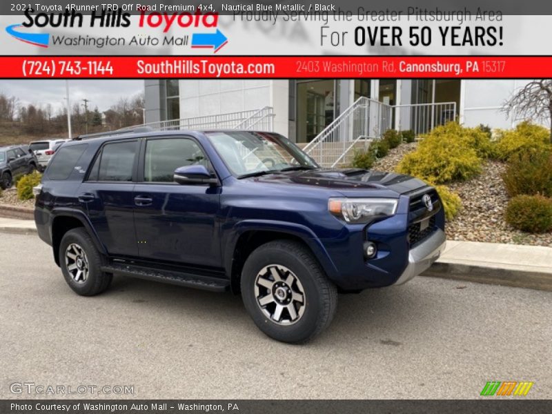 Nautical Blue Metallic / Black 2021 Toyota 4Runner TRD Off Road Premium 4x4