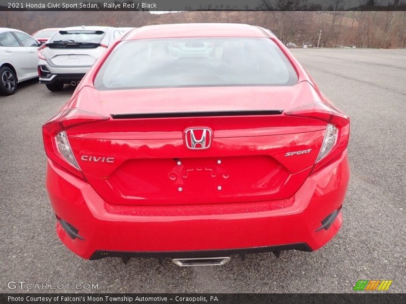 Rallye Red / Black 2021 Honda Civic Sport Sedan