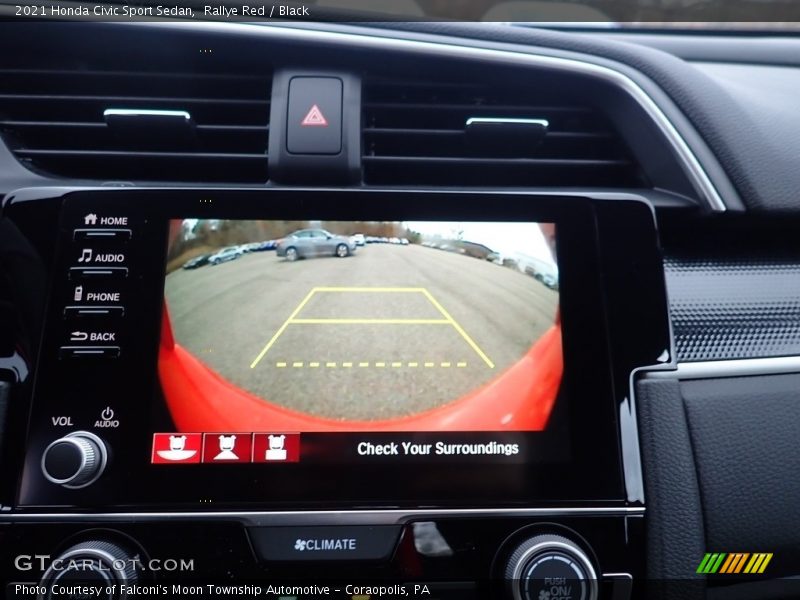 Rallye Red / Black 2021 Honda Civic Sport Sedan