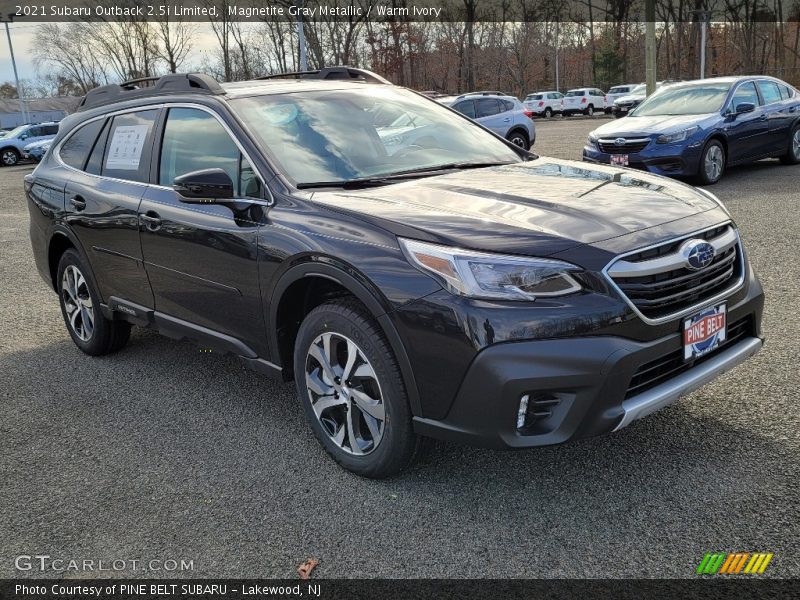 Magnetite Gray Metallic / Warm Ivory 2021 Subaru Outback 2.5i Limited