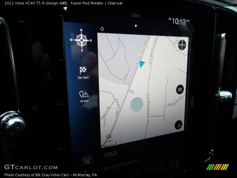 Fusion Red Metallic / Charcoal 2021 Volvo XC40 T5 R-Design AWD