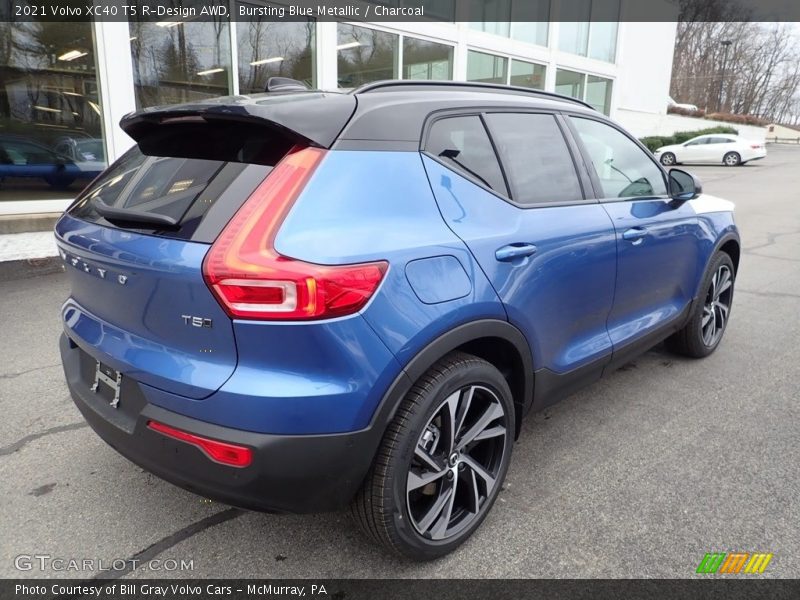 Bursting Blue Metallic / Charcoal 2021 Volvo XC40 T5 R-Design AWD