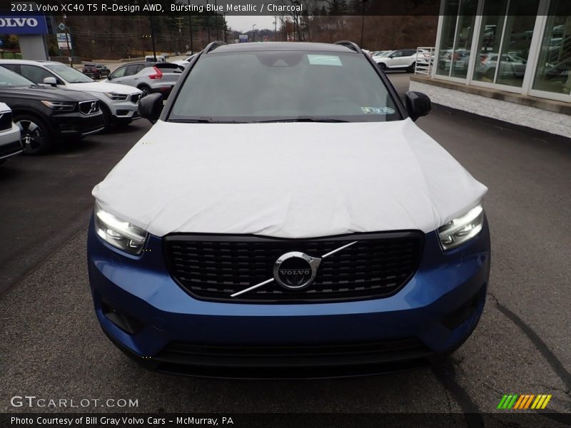 Bursting Blue Metallic / Charcoal 2021 Volvo XC40 T5 R-Design AWD