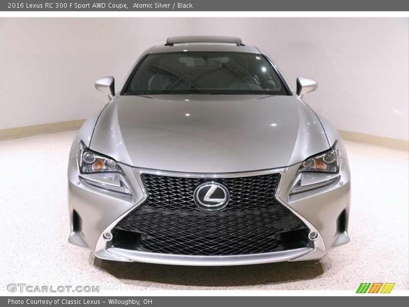 Atomic Silver / Black 2016 Lexus RC 300 F Sport AWD Coupe