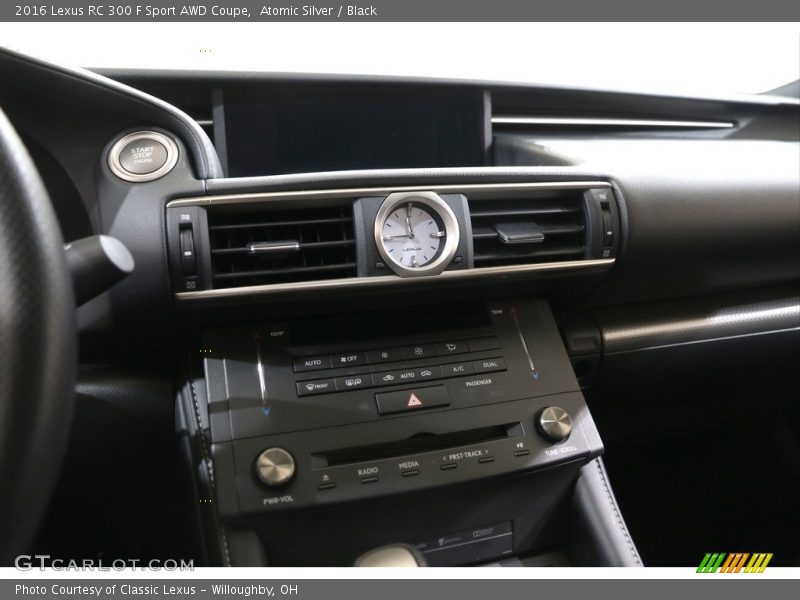 Atomic Silver / Black 2016 Lexus RC 300 F Sport AWD Coupe