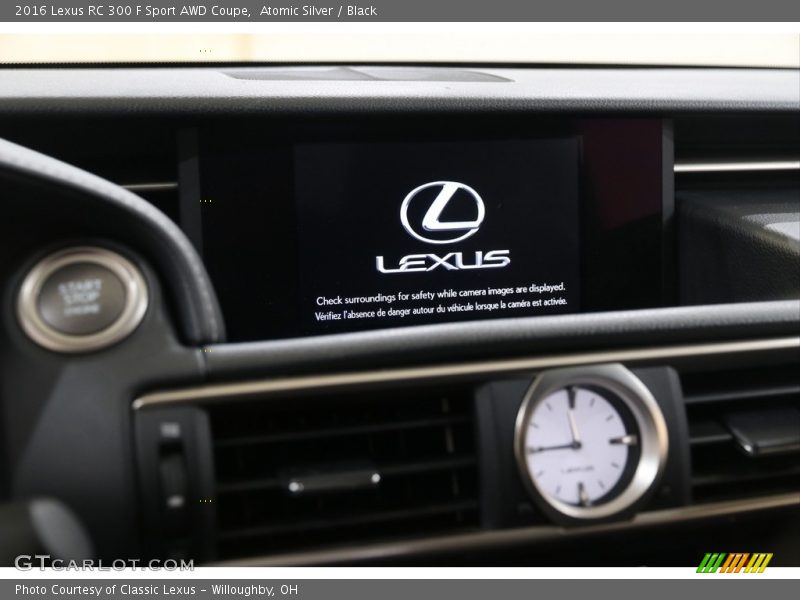 Atomic Silver / Black 2016 Lexus RC 300 F Sport AWD Coupe