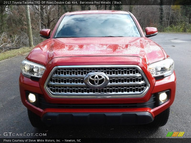 Barcelona Red Metallic / Black 2017 Toyota Tacoma TRD Off Road Double Cab 4x4