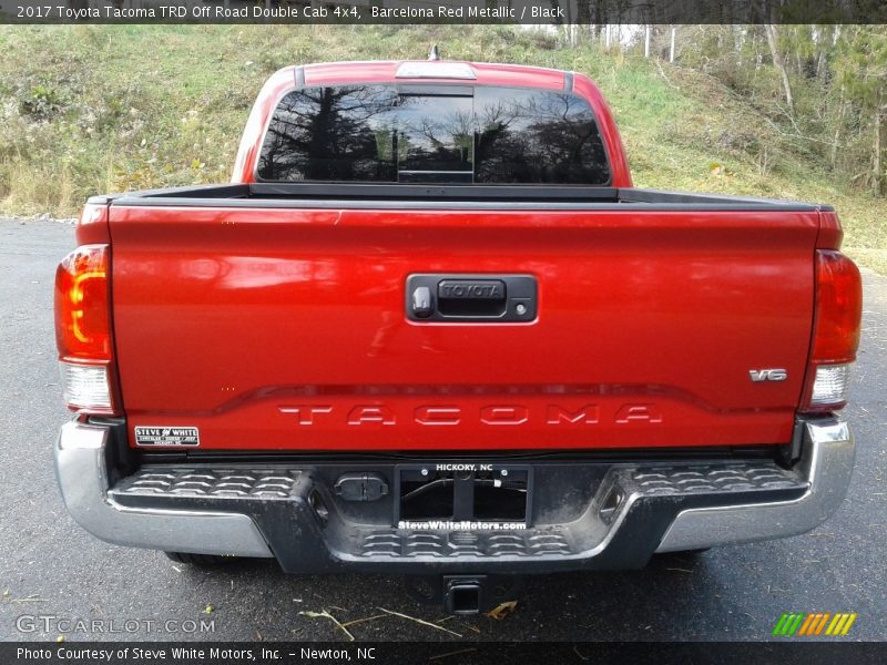 Barcelona Red Metallic / Black 2017 Toyota Tacoma TRD Off Road Double Cab 4x4