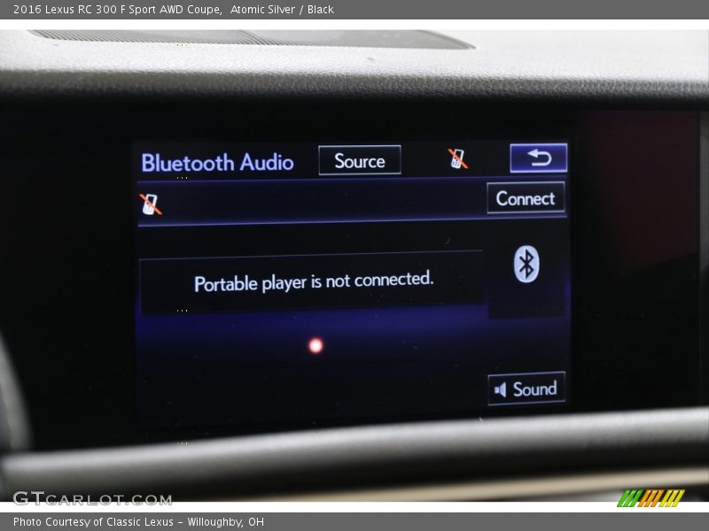 Atomic Silver / Black 2016 Lexus RC 300 F Sport AWD Coupe