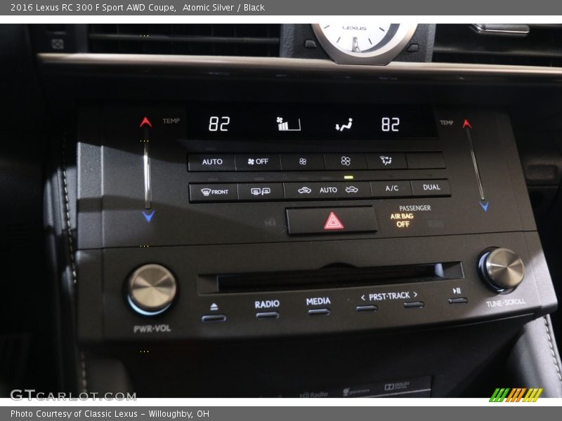 Controls of 2016 RC 300 F Sport AWD Coupe