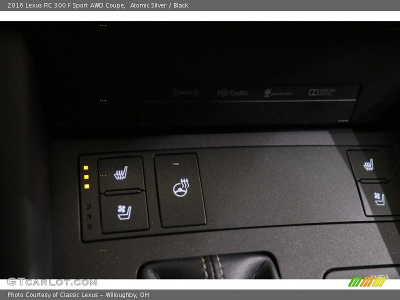 Atomic Silver / Black 2016 Lexus RC 300 F Sport AWD Coupe
