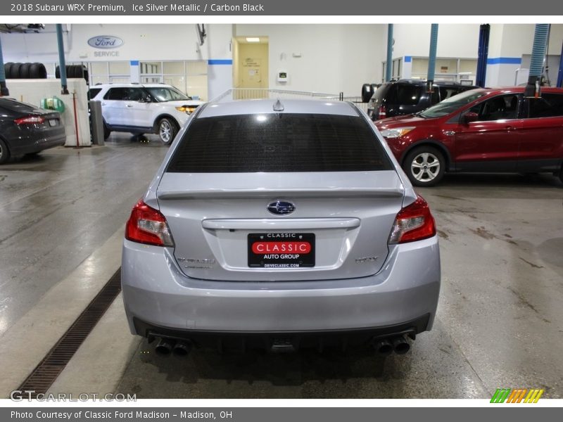 Ice Silver Metallic / Carbon Black 2018 Subaru WRX Premium