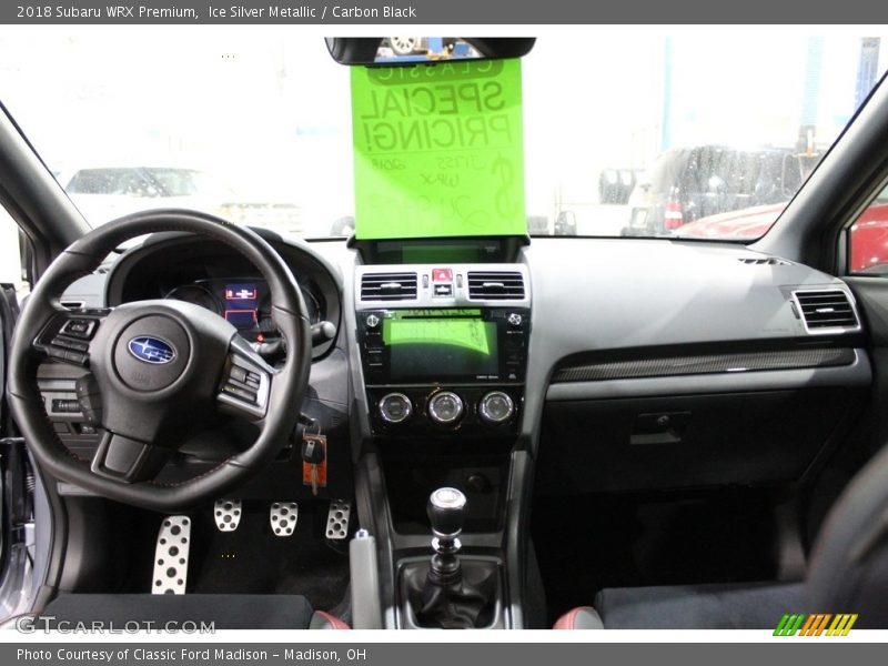 Ice Silver Metallic / Carbon Black 2018 Subaru WRX Premium