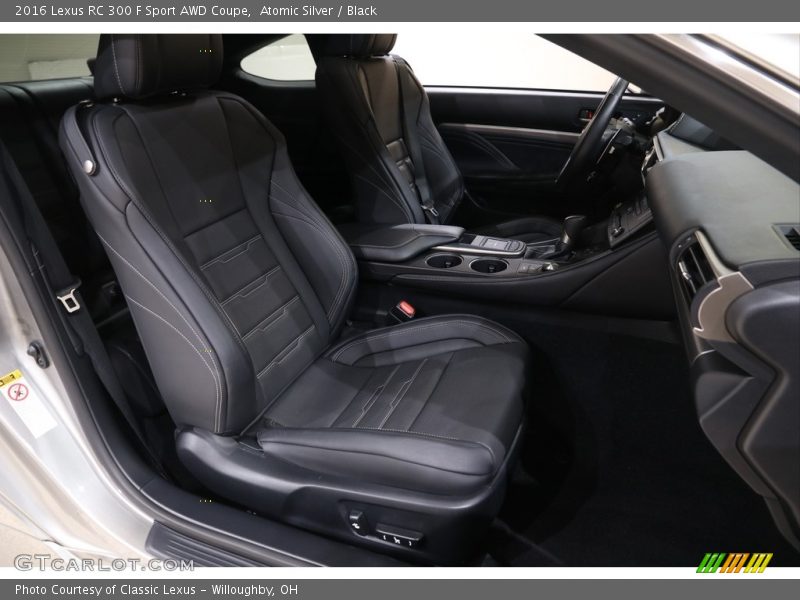 Front Seat of 2016 RC 300 F Sport AWD Coupe