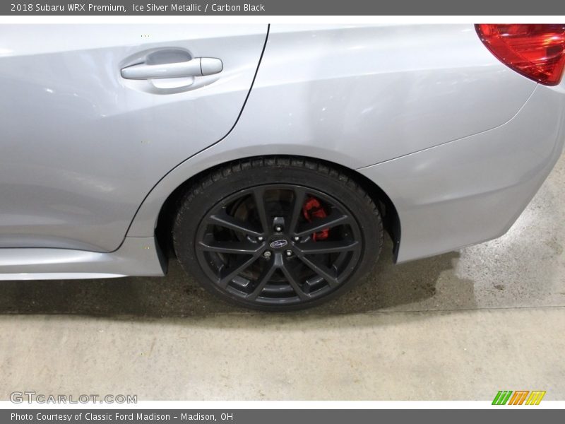 Ice Silver Metallic / Carbon Black 2018 Subaru WRX Premium