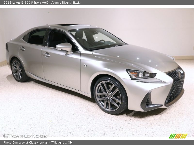 Atomic Silver / Black 2018 Lexus IS 300 F Sport AWD