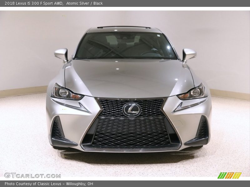 Atomic Silver / Black 2018 Lexus IS 300 F Sport AWD