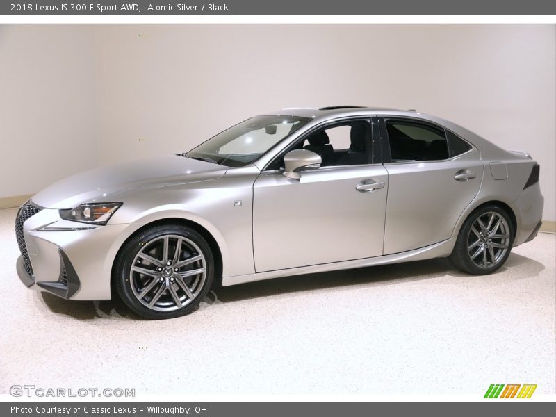 Atomic Silver / Black 2018 Lexus IS 300 F Sport AWD