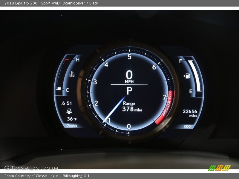 Atomic Silver / Black 2018 Lexus IS 300 F Sport AWD