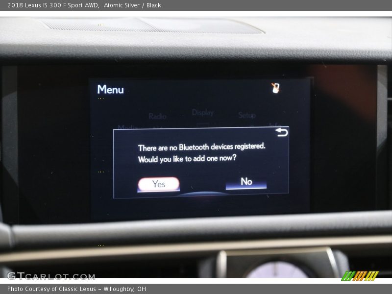 Atomic Silver / Black 2018 Lexus IS 300 F Sport AWD