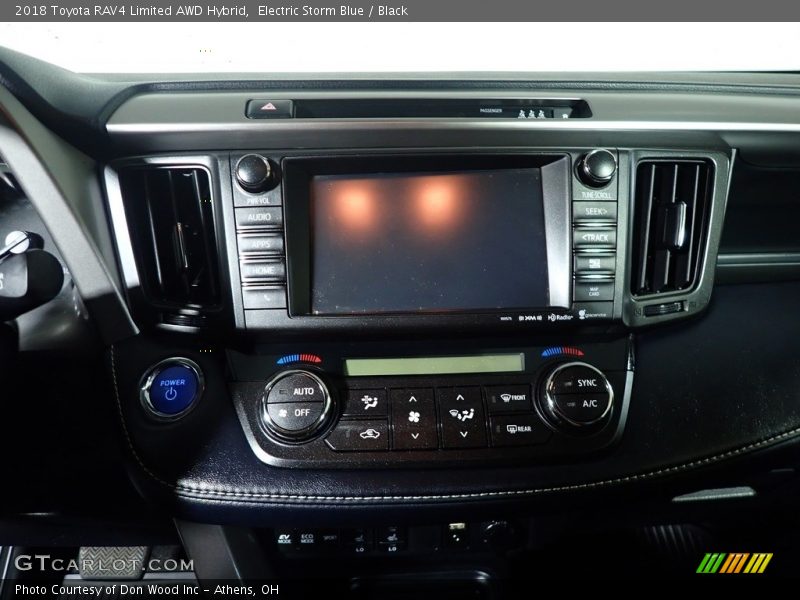 Electric Storm Blue / Black 2018 Toyota RAV4 Limited AWD Hybrid