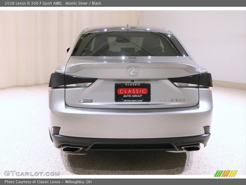 Atomic Silver / Black 2018 Lexus IS 300 F Sport AWD