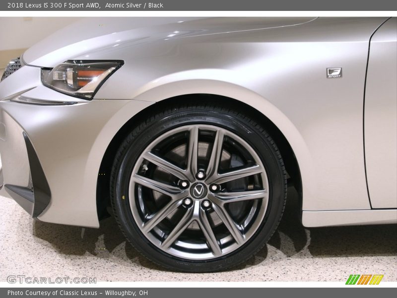 Atomic Silver / Black 2018 Lexus IS 300 F Sport AWD