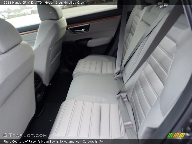 Modern Steel Metallic / Gray 2021 Honda CR-V EX AWD