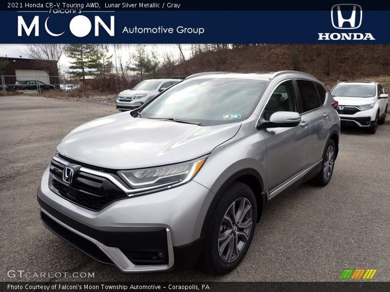 Lunar Silver Metallic / Gray 2021 Honda CR-V Touring AWD