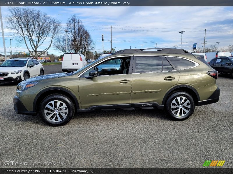 Autumn Green Metallic / Warm Ivory 2021 Subaru Outback 2.5i Premium