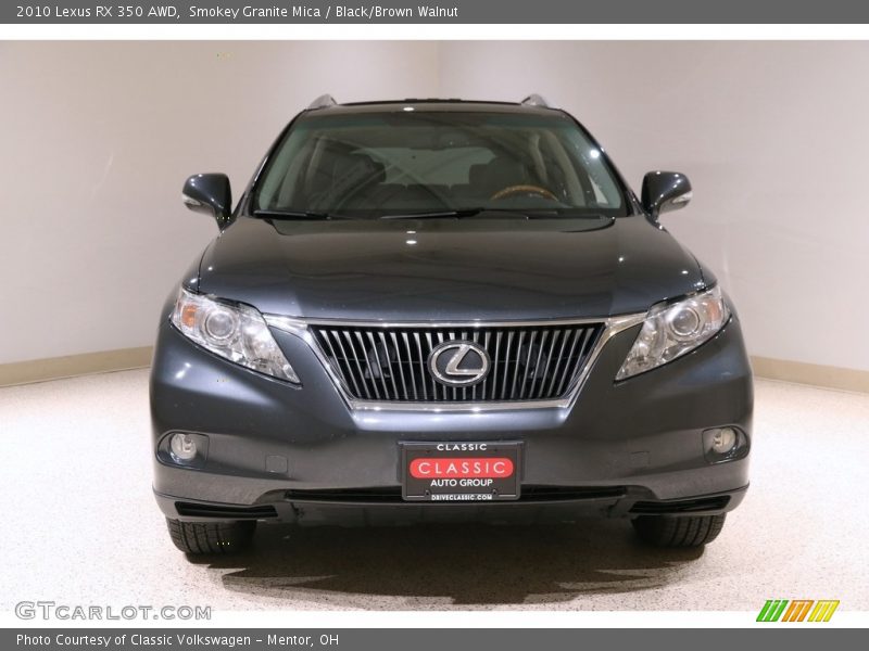 Smokey Granite Mica / Black/Brown Walnut 2010 Lexus RX 350 AWD