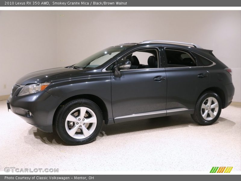 Smokey Granite Mica / Black/Brown Walnut 2010 Lexus RX 350 AWD
