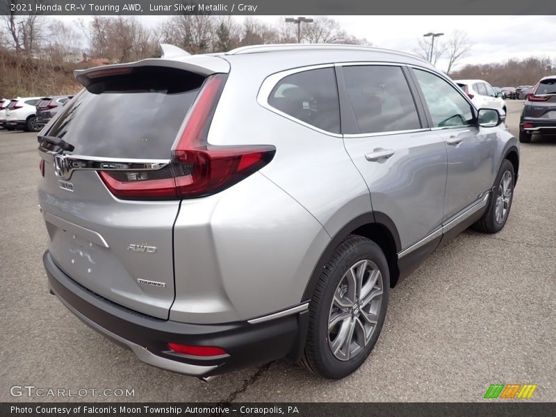 Lunar Silver Metallic / Gray 2021 Honda CR-V Touring AWD