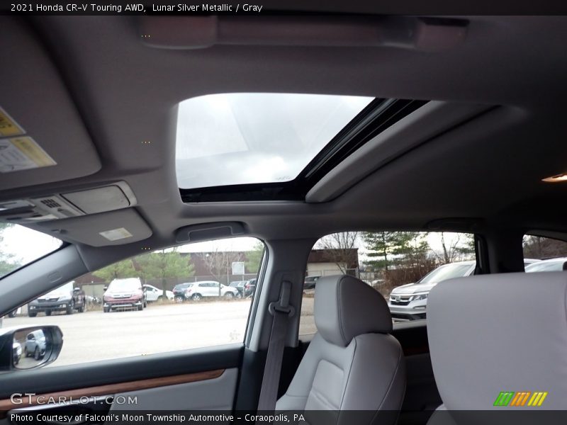 Lunar Silver Metallic / Gray 2021 Honda CR-V Touring AWD
