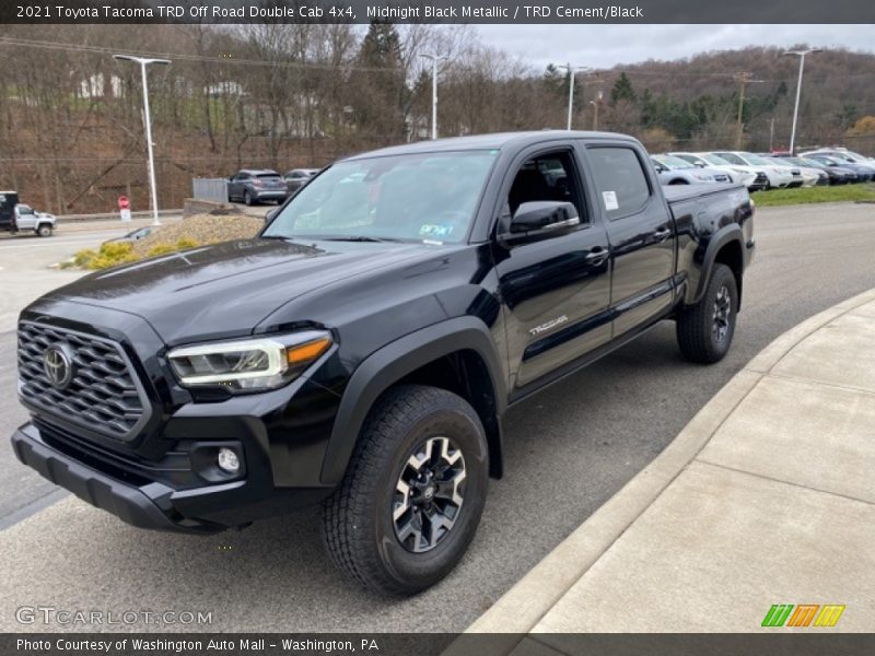 Midnight Black Metallic / TRD Cement/Black 2021 Toyota Tacoma TRD Off Road Double Cab 4x4