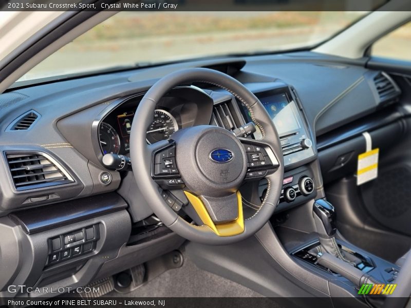 Crystal White Pearl / Gray 2021 Subaru Crosstrek Sport