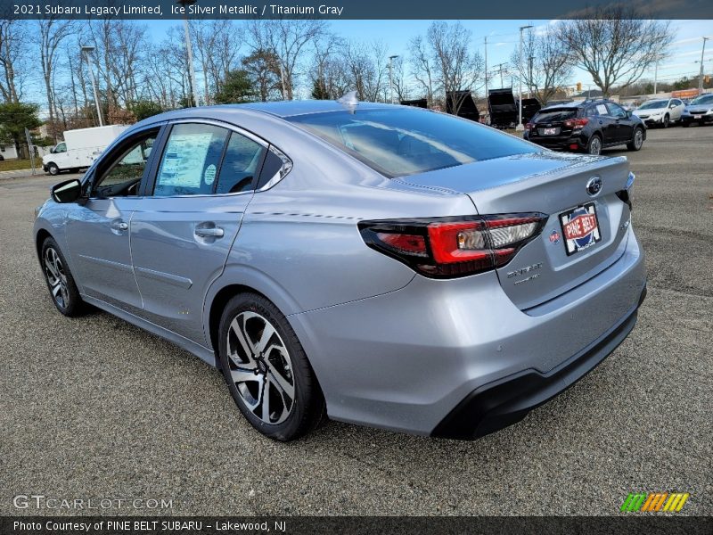Ice Silver Metallic / Titanium Gray 2021 Subaru Legacy Limited