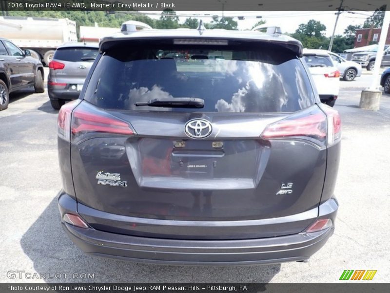 Magnetic Gray Metallic / Black 2016 Toyota RAV4 LE AWD