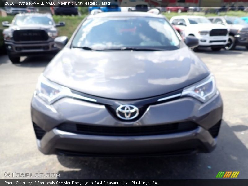Magnetic Gray Metallic / Black 2016 Toyota RAV4 LE AWD