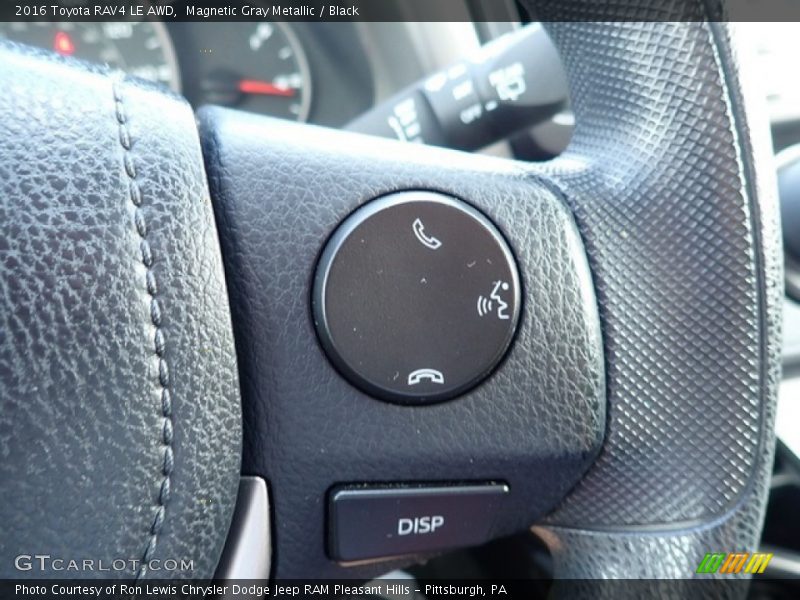 Magnetic Gray Metallic / Black 2016 Toyota RAV4 LE AWD