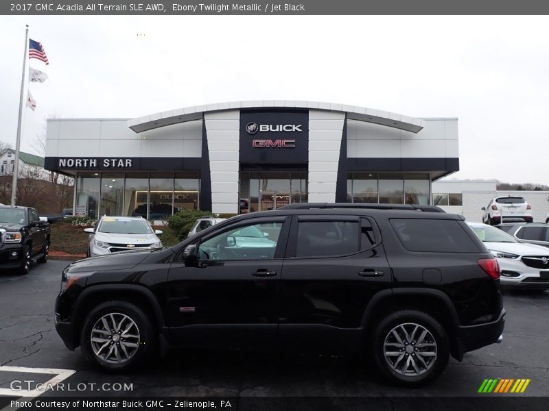 Ebony Twilight Metallic / Jet Black 2017 GMC Acadia All Terrain SLE AWD