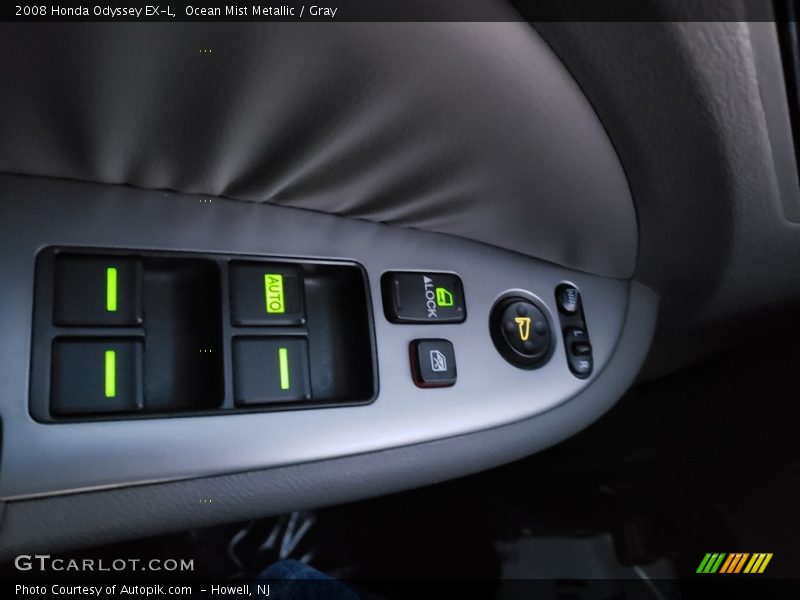 Ocean Mist Metallic / Gray 2008 Honda Odyssey EX-L
