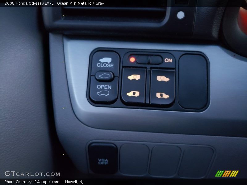 Ocean Mist Metallic / Gray 2008 Honda Odyssey EX-L