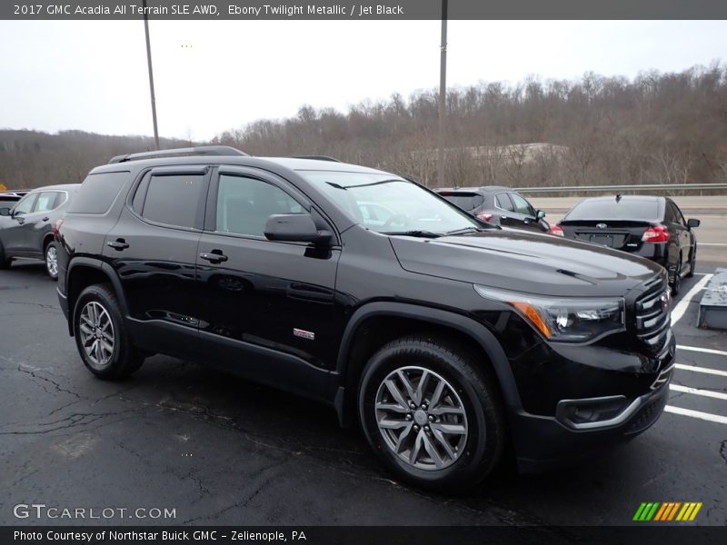 Ebony Twilight Metallic / Jet Black 2017 GMC Acadia All Terrain SLE AWD
