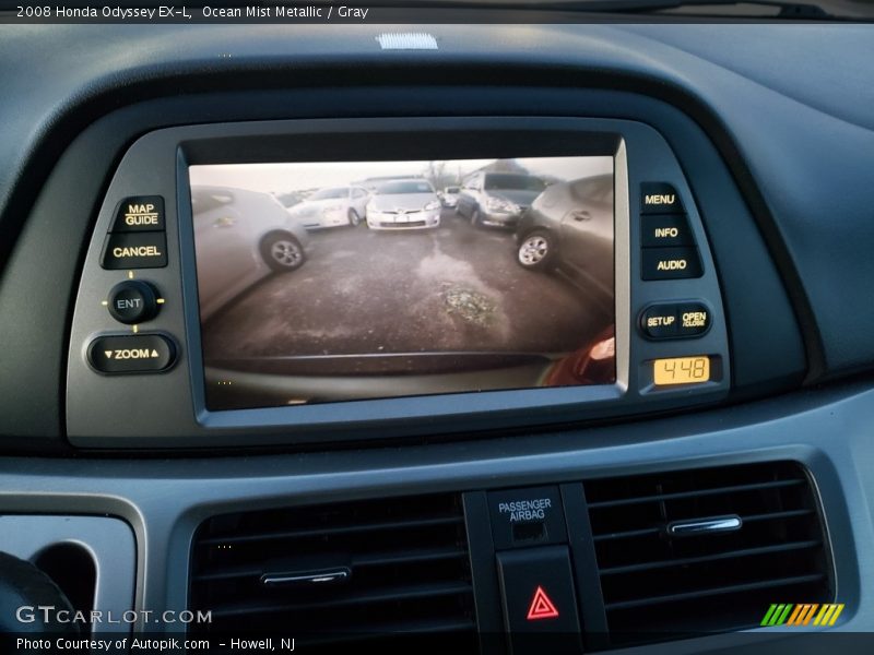 Ocean Mist Metallic / Gray 2008 Honda Odyssey EX-L