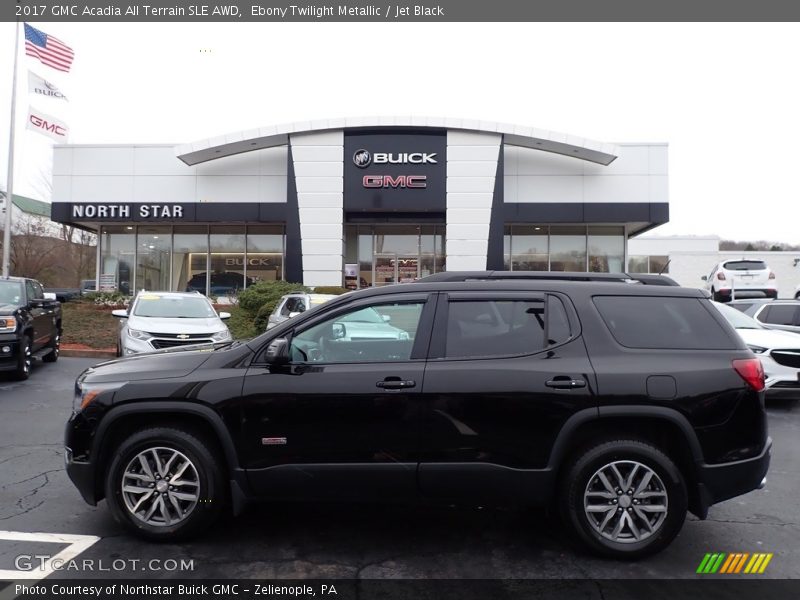 Ebony Twilight Metallic / Jet Black 2017 GMC Acadia All Terrain SLE AWD