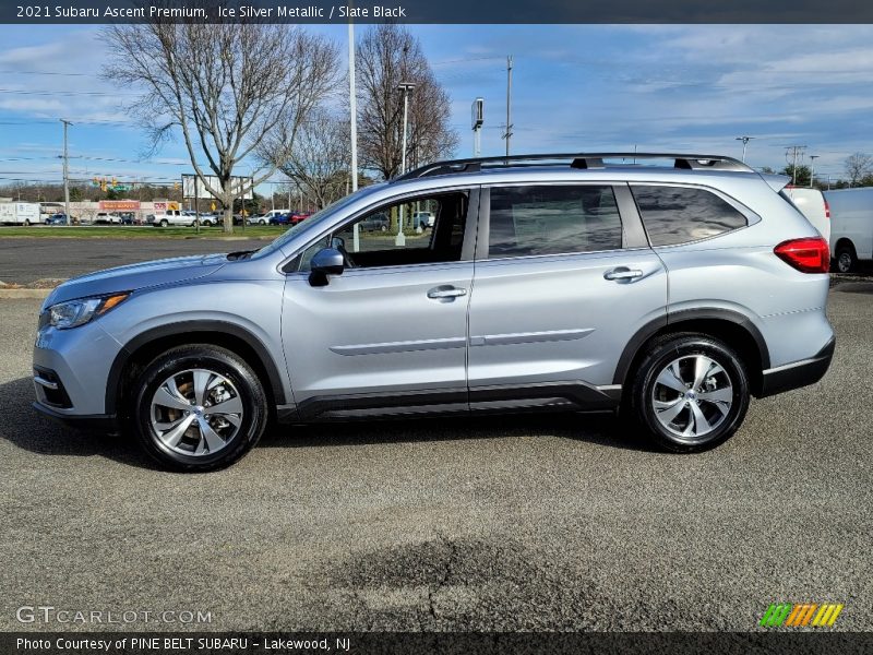 Ice Silver Metallic / Slate Black 2021 Subaru Ascent Premium