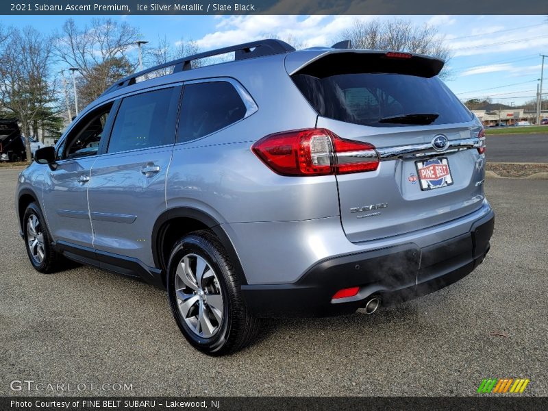 Ice Silver Metallic / Slate Black 2021 Subaru Ascent Premium