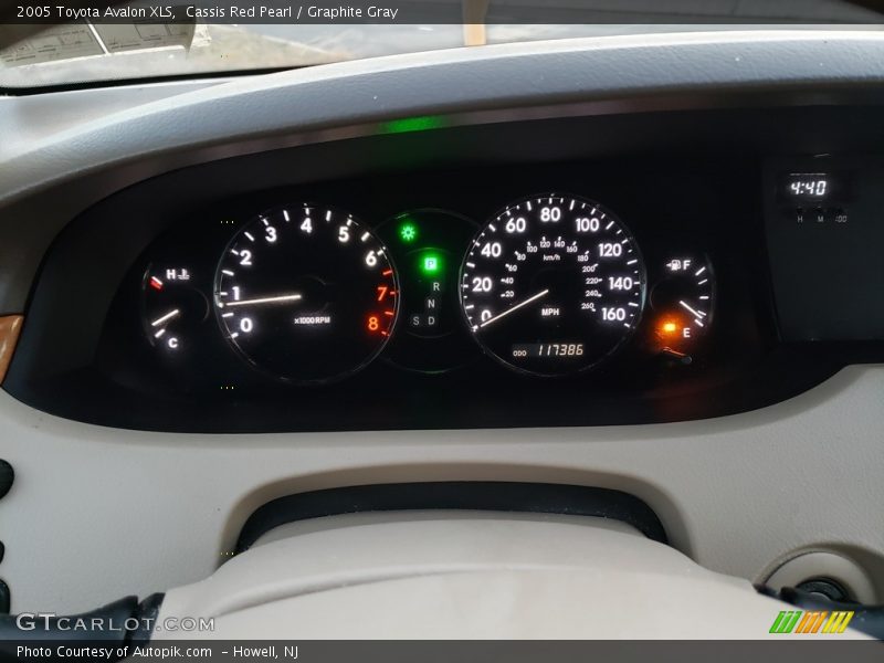 Cassis Red Pearl / Graphite Gray 2005 Toyota Avalon XLS